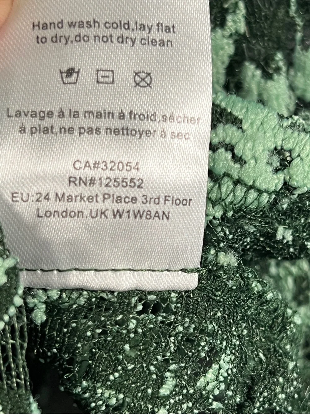 Anthropologie Dolan Small Mint Green Sheer Lace Mock Puff Long Sleeve Dressy Top